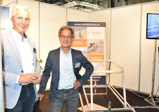 Herman Batist and John Bergman of Batist Aluminium.                